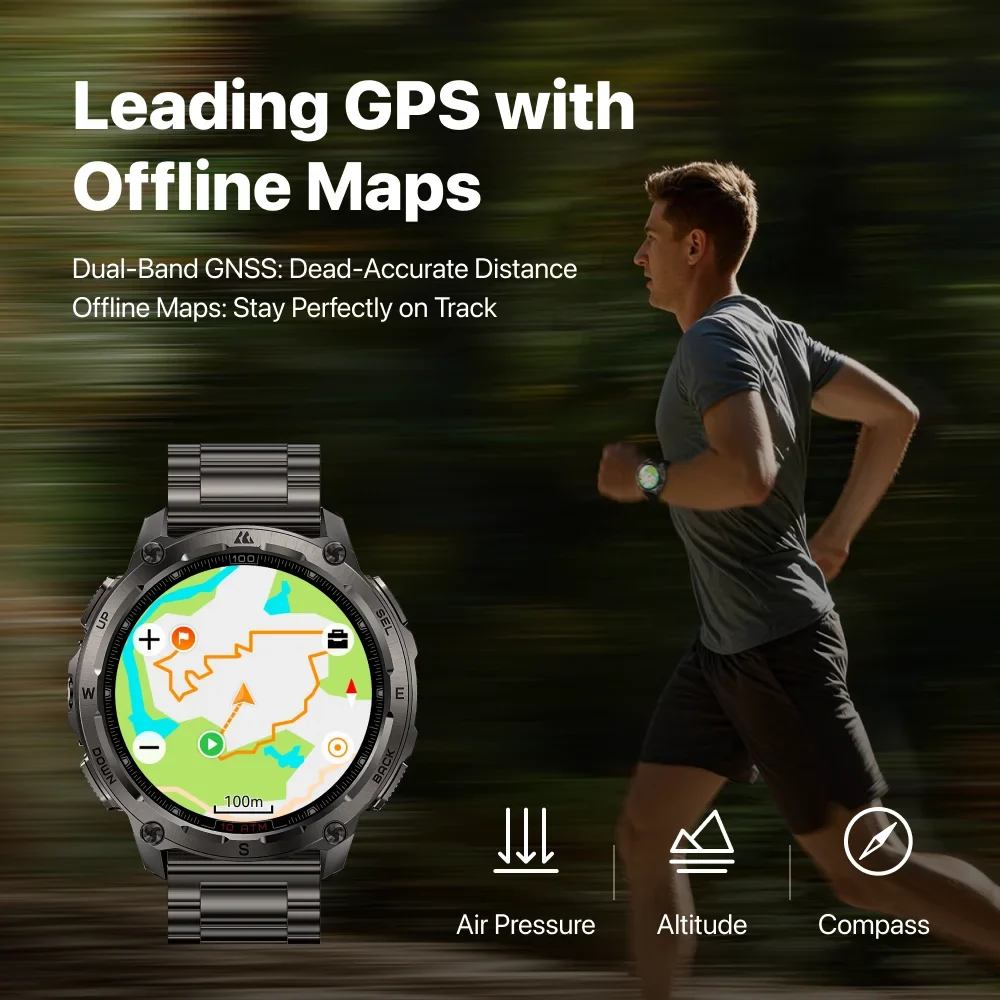KOSPET TANK T4SE With GPS | KOSPET Smartwatch